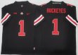 Ohio State Buckeyes #1 black college football jerseys -PNS 01