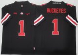 Ohio State Buckeyes #1 black college football jerseys -PNS 01