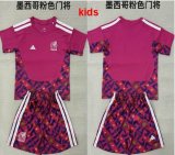2026-2027 Mexico team pink goalkeeper kid soccer jerseys
