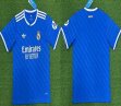 2025-2026 Real Madrid club thailand version blue soccer jerseys second away