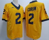 Michigan Wolverines #2 Blake Corum Yellow College Football Limited Jersey 03