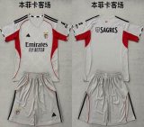 2025-2026 Benfica club white soccer jerseys away
