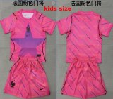 2026-2027 France team pink goalkeeper kid soccer jerseys