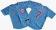 Youth Chicago Cubs #7 Dansby Swanson fashion skyblue baseball jersey
