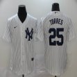 Nike New York Yankees #25 Gleyber Torres White majestic baseball Jersey