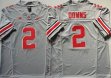Ohio State Buckeyes #2 Caleb Downs gray college football jerseys