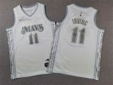 Youth Nike Dallas Mavericks #11 Kyrie Irving white nba jerseys city version