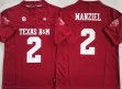 Texas A&M Aggies White #2 Johnny Manziel red college football jerseys