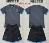 2026-2027 Honduras team gray black kids soccer jerseys third away
