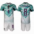 2026-2027 Portugal team #8 B.FERNANDES white green soccer jerseys away