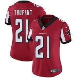 Women Nike Atlanta Falcons #21 Desmond Trufant red color Rush Limited Jersey