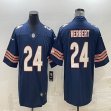 Nike Bears #24 Khalil Herbert blue Color Rush Limited Jersey-BD