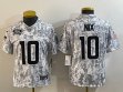 Women Denver Broncos #10 Bo Nix Nike Arctic Camo 2024 Salute to Service Limited jersey