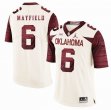 2018 Oklahoma Sooners #6 Baker Mayfield white New College Football Jersey