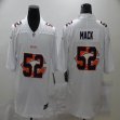 Nike Bears #52 Khalil Mack white fashion Color Rush Limited Jersey