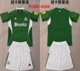 2025-2026 Newcastle club green white kid soccer jerseys away