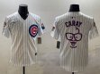 Nike Chicago Cubs Caray majestic white MLB baseball jerseys Joint name-BD