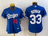 Youth Nike Los Angeles Dodgers #33 James Outman blue majestic baseball jerseys 01