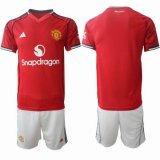 2025-2026 Manchester United club red white soccer jerseys home