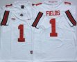 Ohio State Buckeyes #1 Justin Fields white Nike limited ncaa Jersey