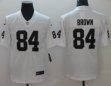 Nike Oakland Raiders #84 Antonio Brown white Color Rush Limited Jersey-BD