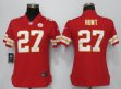 Women Nike Kansas City Chiefs #27 Kareem Hunt red Color Rush Limited Jerseys