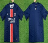 2025-2026 Paris Saint-Germain club thailand version blue soccer jersey Champion Version