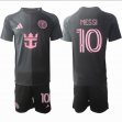 2025-2026 Club Internacional de Fútbol Miami #10 Messi black gray soccer jerseys away