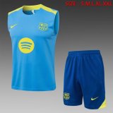 2025-2026 Barcelona club blue soccer vest uniforms D25281