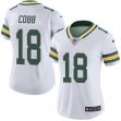 Women Packers 18# Randall Cobb Nike white Color Rush Limited Jersey
