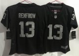 Women Oakland Raiders #13 Hunter Renfrow black Nike Black Color Rush Limited Jersey