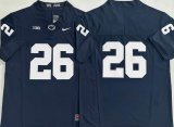 Penn State Nittany Lions #26 dark blue college football jerseys-PNS