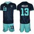2026-2027 Germany Team #13 MULLER navy green soccer jerseys away 2026-2027 Germany Team #13 MULLER navy green soccer jerseys away