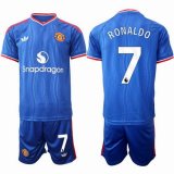 2026-2027 Manchester United club #7 RONALDO blue soccer jerseys Concept version