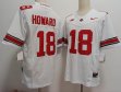 Ohio State Buckeyes #18 Will Howard white NCAA college jerseys-XST