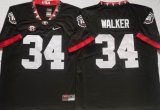 Georgia Bulldogs #34 Herschel Walker black College Football Jerseys-PNS