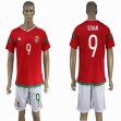 2016 Hungary club SZALAI #9 red soccer jersey home 2016 Hungary club SZALAI #9 red soccer jersey home