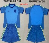 2026-2027 Spain team blue goalkeeper soccer jerseys