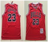 Chicago Bulls #23 Michael Jordan red Throwback nba basketball jersey