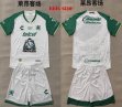 2026-2027 Leon club white green kids soccer jerseys away