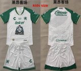 2026-2027 Leon club white green kids soccer jerseys away