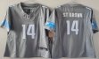 Youth Detroit Lions #14 Amon Ra St Brown gray Nike Vapor F.U.S.E. Limited Jersey