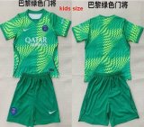 2026-2027 Paris Saint-Germain club green kids goalkeeper soccer jerseys
