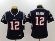 Women Nike New England Patriots #12 Tom Brady blue Color Rush Limited Jersey