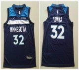 Youth Nike Minnesota Timberwolves #32 Karl-Anthony Towns blue basketball jerseys-ty