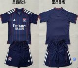 2025-2026 Lyon club navy soccer jerseys away