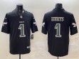 Nike Eagles #1 Jalen Hurts black fashion Color Rush Limited Jersey-BD