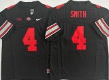 Ohio State Buckeyes #4 Jeremiah Smith black college football jerseys