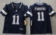 Youth Dallas Cowboys 11# Micah Parsons blue Nike Vapor F.U.S.E. Limited Jersey