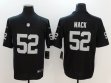 Nike Oakland Raiders 52 Khalil Mack black Color Rush Limited Jersey